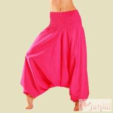 Men Harem Pants Women Cotton Baggy Yoga Aladdin Trousers-Craft Jaipur
