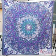 Queen Star Mandala Tapestry Wall Hanging Boho Bedspread Art