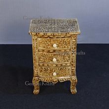 Bone Inlay Night Stand