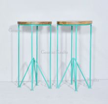 Industrial Bar Round Stool,