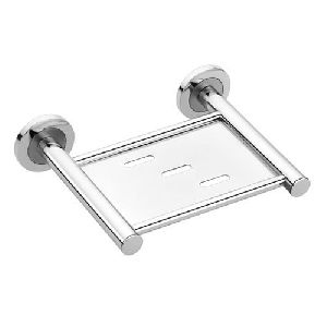 stainless steel single soap dish