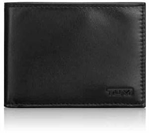 Mens Black Leather Wallet