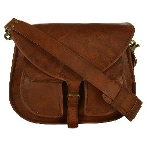 ZiBAG Goat Leather 10 Cross Body Satchel Bag