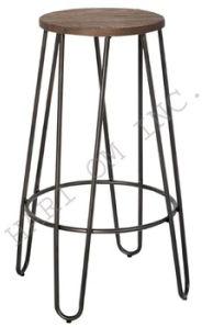 BAR STOOL WOODEN TOP