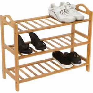 Sacrifice Solid Wooden Shoe Rack,Cream