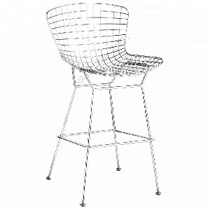 VALCANO JOY STING BAR STOOL SILVER