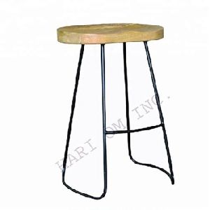 Wood and Metal Bar stools