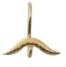 GOLD MUSTACHE HOOK