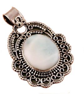 Larimar Gemstone 925 Sterling Silver Pendant