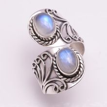 Silver Gemstone Ring