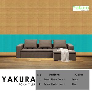 YAKURA SELF ADHESIVE FOAM WALL TILES