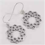 Plain Silver designer womens earrings