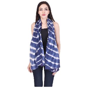 Block Print Fabric Indian Scarf Ethnic Pom Pom Cotton Women Summer Stole