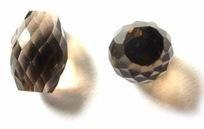 Dark Smokey Quartz Barrel Faceted Loose Gem Stone