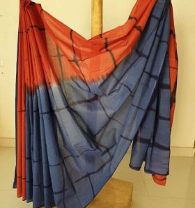 Shibori Print Cotton Sarees