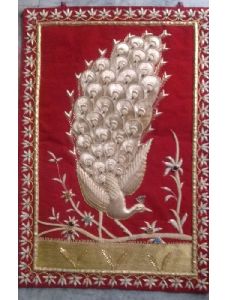 Peacock Chenille Wall Paner