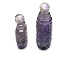 Amethyst Stone Carving Perfume Bottle