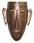 Iron female Mask Wall Hanging