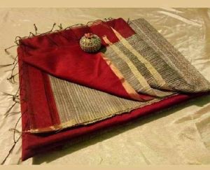 Silk Cotton Designer Kosa Saree