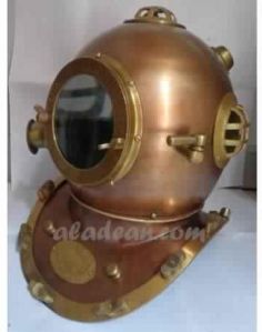 Antique Brass Copper Diving Helmet