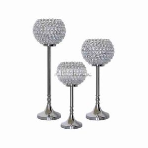 Glass Crystal Candelabra Votive