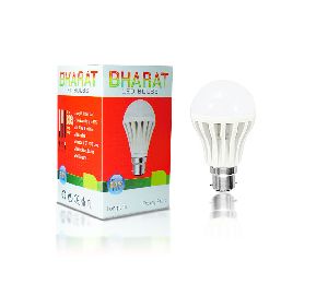 Bharat 9 Watt Led Bulb (Cool Day Light) Pack of 8