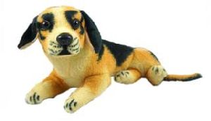 Coco Brown & Black German Dog Soft Toy