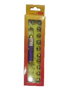 Kids Laser Light With 4 Different Pattern Lights & Battery Included (Assorted Colors)