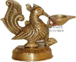 Brass Bird Diya