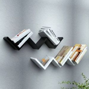 W Shape Wooden Book Racks By Beyond Collection