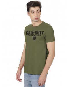 Call Of Duty Green Men Half Sleeve T Shirt