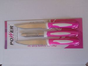 Knife and peeler set