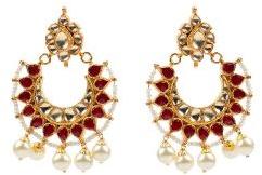 RUBY PEARL KUNDAN EARRINGS