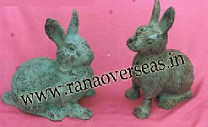 Aluminium Metal Decorative Rabbit