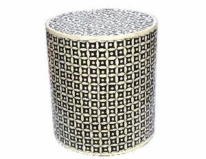 Bone Inlay Stool