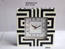 mosaic table clock