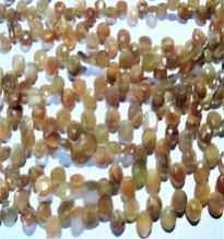 Faceted Coin Beads