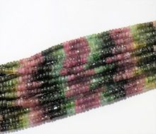 Natural Tourmaline Heishi gemstone beads