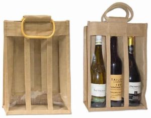 3 Bottle Jute Bag