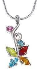 Gemstone Silver Pendant