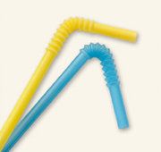 Plastic Bend Straws