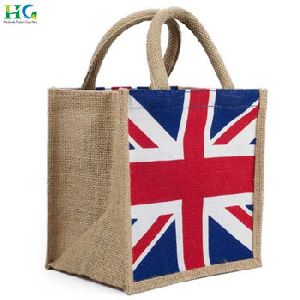 Jute Bag, JUCO Bag with English Union