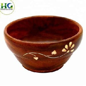 Wooden Handmade Serving Bowl