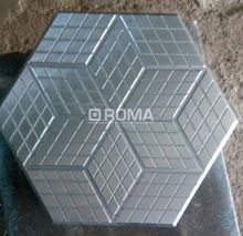 Hexogone pvc rubber paver mould mold