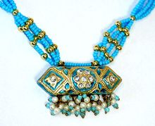 Turquoise Lakh Necklace