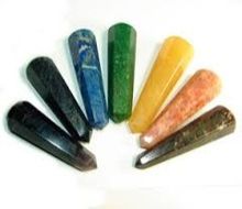 Chakra Gemstone Massage Wand Set