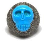 Turquoise Skull Ring