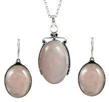 Shiny oval shape rose quartz gemstone