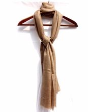 Elegant Brown Soft Pashmina Wool Winter Stole Shawl