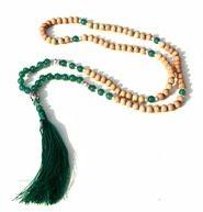 Green aventurine Sandalwood Combination Mala